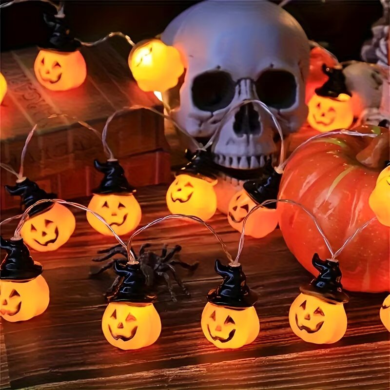 1.5M/59.06in 할로윈 호박 스트링 조명 랜턴  - Halloween Led String Lights Orange 리뷰 및 가격
