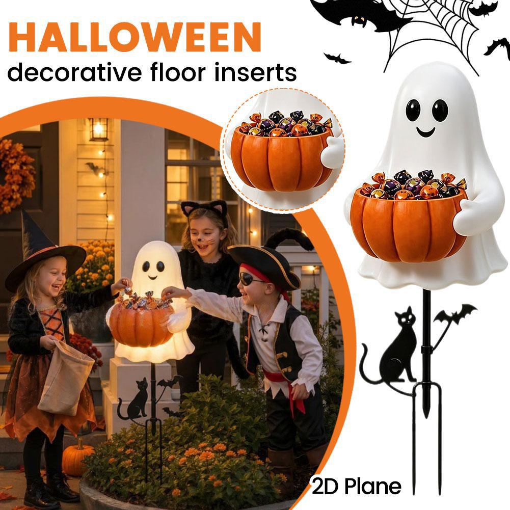 할로윈 유령 사탕 홀더 장식 조명 LED 야외 유령 장 - Halloween Pumpkin Decor Led 리뷰 및 가격
