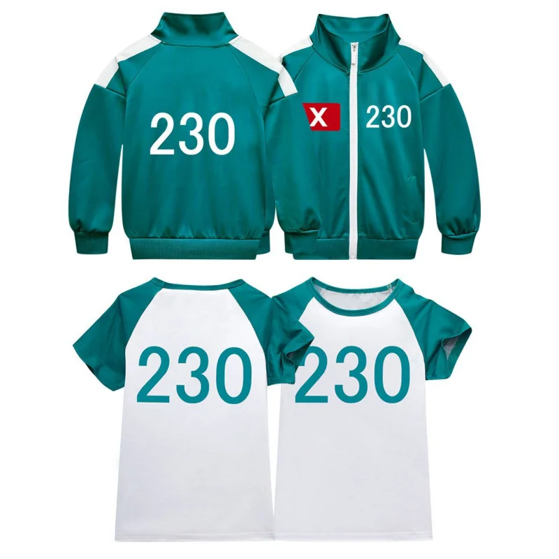 2025년 신제품 어린이 맞춤형 오징어 게임 2 의류  - Halloween Costume Kids 리뷰 및 가격