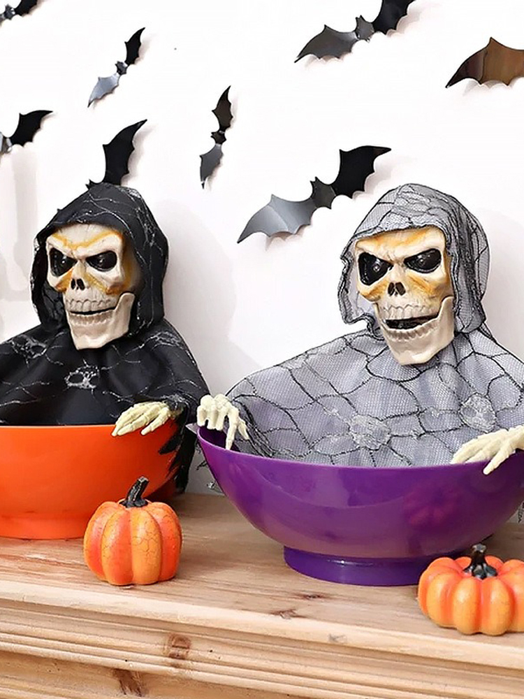 해골 모양 사탕 그릇 홀더 할로윈 테이블 장식 트릭 오 - Halloween Skeleton Decoration 리뷰 및 가격