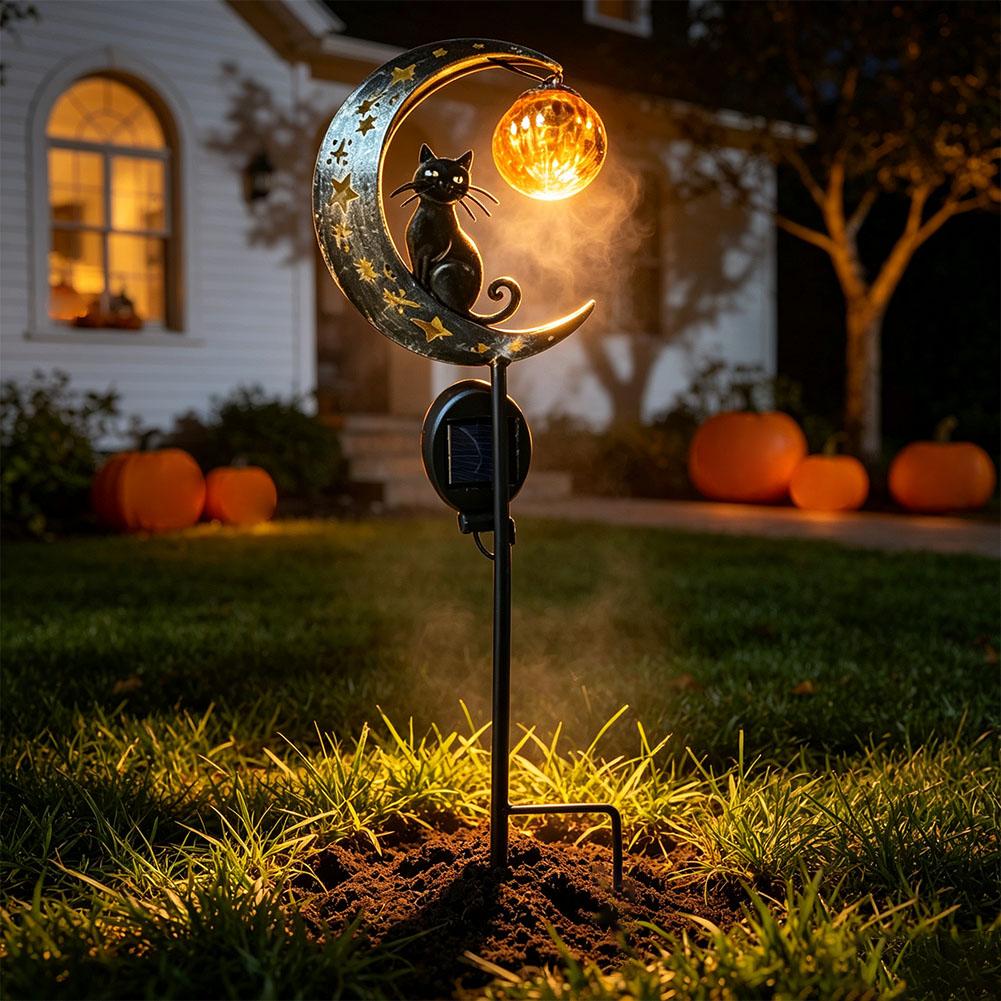 할로윈 야외 정원 장식용 스탠드 조명, 녹 방지 금속  - Pumpkin Lantern Halloween 리뷰 및 가격