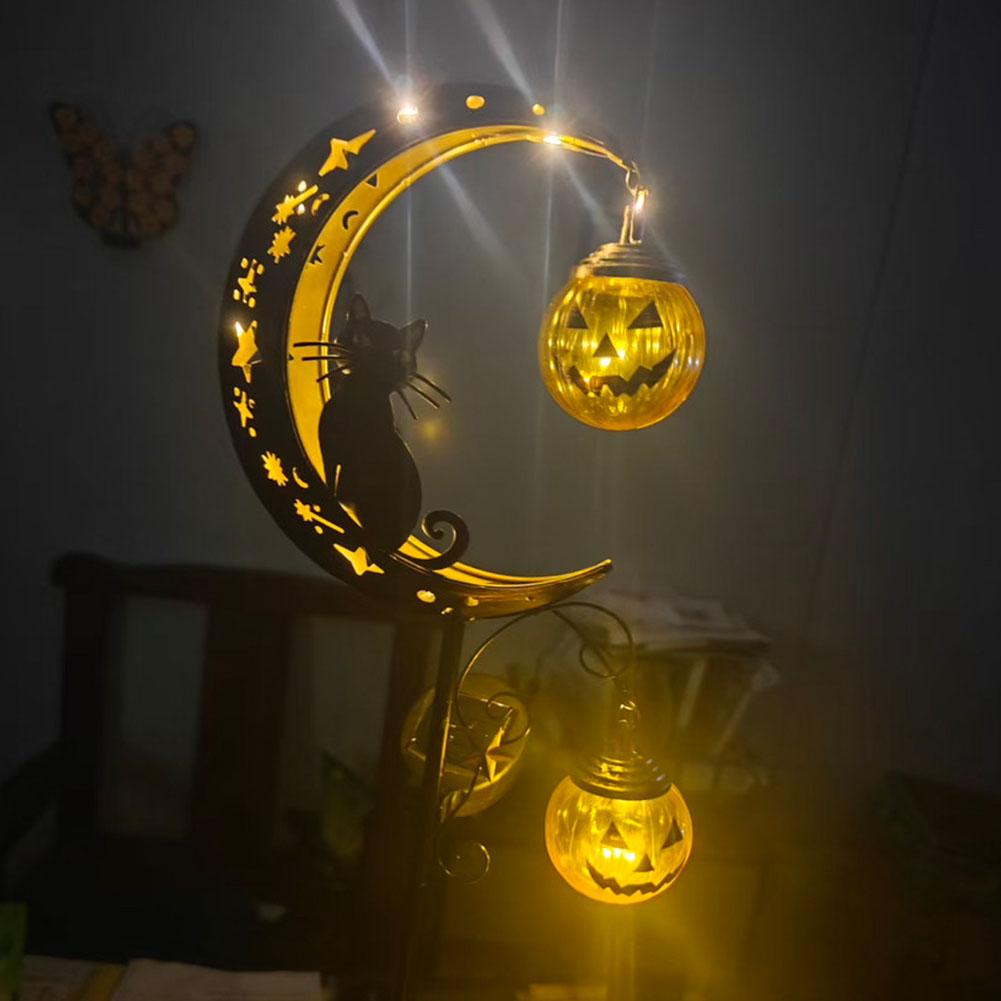 할로윈 야외 정원 장식용 스탠드 조명, 녹 방지 금속  - Pumpkin Lantern Halloween 리뷰 및 가격