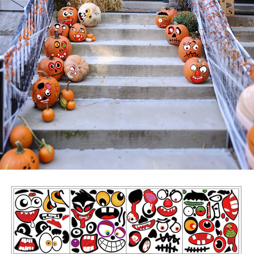 할로윈 벽 스티커, 정전기 방지 PVC 소재, 창문에  - Halloween Skeleton Decoration 리뷰 및 가격