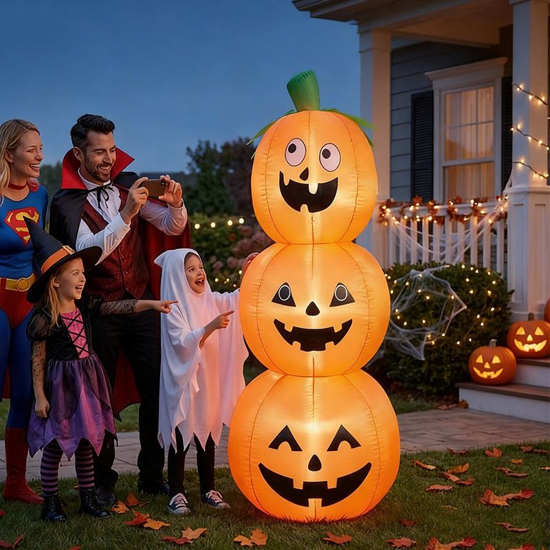 1.2M 쌓을 수 있는 할로윈 풍선 호박 LED 조명  - Halloween Pumpkin Decor Led 리뷰 및 가격