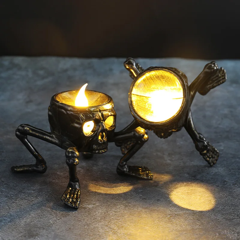할로윈 휴식 팔 해골 LED 촛불 랜턴, 홈 파티 해골 - Halloween Skeleton Decoration 리뷰 및 가격